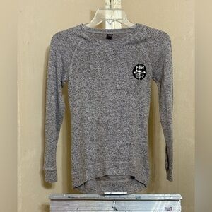 STAR RIDE HEATHER GRAY CREW NECK LONG SLEEVE HEATHER GRAY SZ GIRLS 10/12